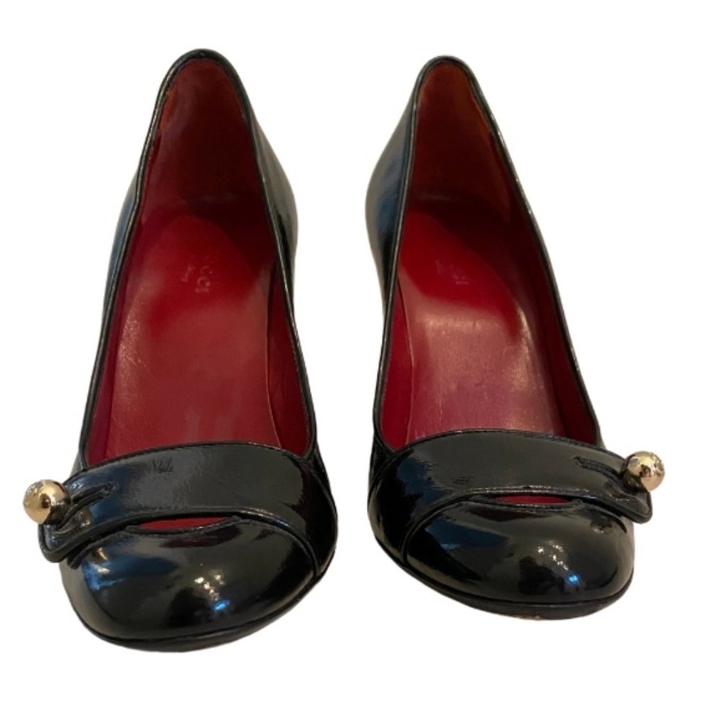 Authentic black Gucci heels